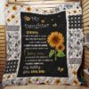 To My Daughter  Beautiful Quilt From Dad Quilt Blanket  Quilt